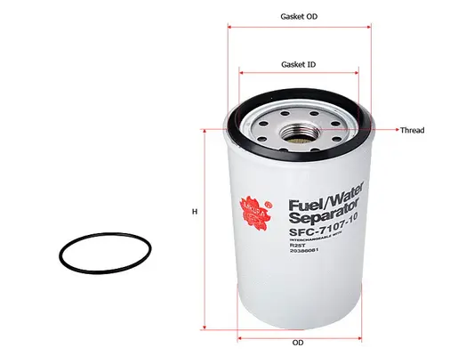 Water Trap, fuel system (SFC-7107-10)