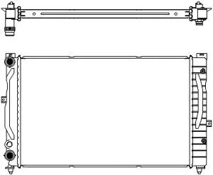 Radiator, engine cooling (3061-1004)