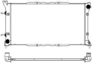 Radiator, engine cooling (3421-1002)