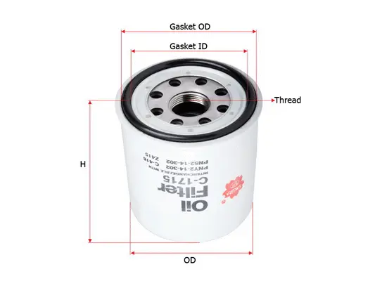 Oil Filter (C-1715)