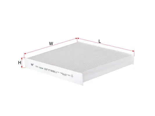 Filter, cabin air (CA-1604)