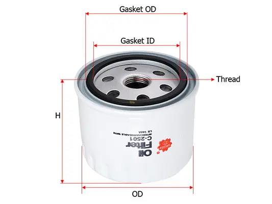 Oil Filter (C-2501)