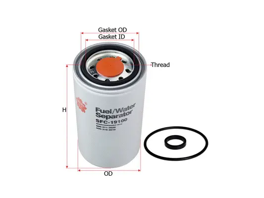 Water Trap, fuel system (SFC-19100)