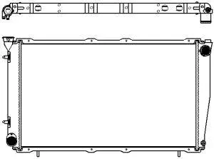 Radiator, engine cooling (3421-1001)