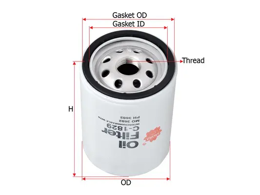 Oil Filter (C-1829)