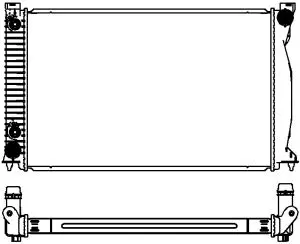 Radiator, engine cooling (3062-1001W)