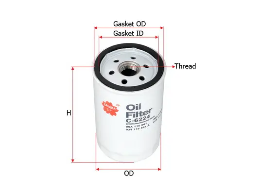 Oil Filter (C-6224)