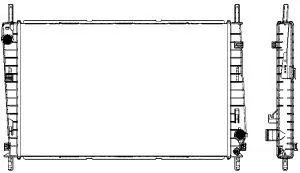 Radiator, engine cooling (3161-1004)