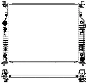 Radiator, engine cooling (3311-8501)