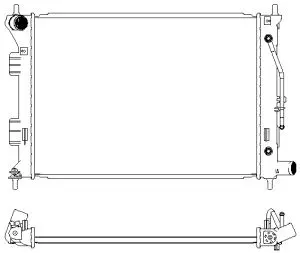 Radiator, engine cooling (3221-8510)