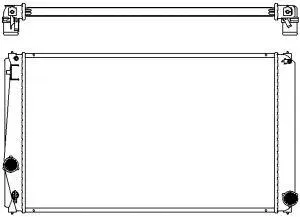 Radiator, engine cooling (3461-8508)