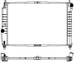 Radiator, engine cooling (3081-1007)