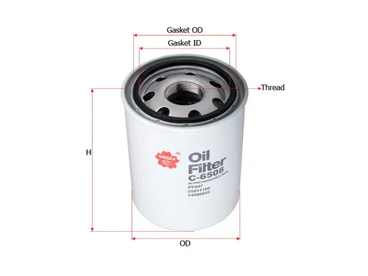 Oil Filter (C-6508)
