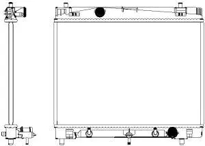 Radiator, engine cooling (3461-1057)