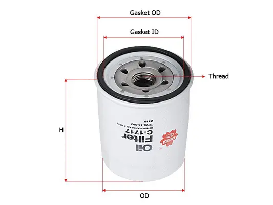 Oil Filter (C-1717)