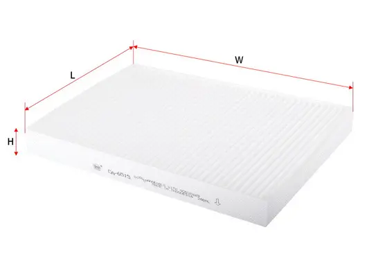 Filter, cabin air (CA-6515)