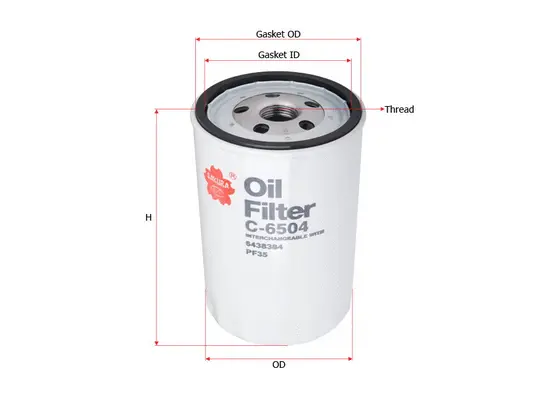 Oil Filter (C-6504)