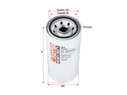 Oil Filter (C-5502)