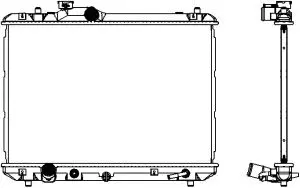 Radiator, engine cooling (3431-8507)