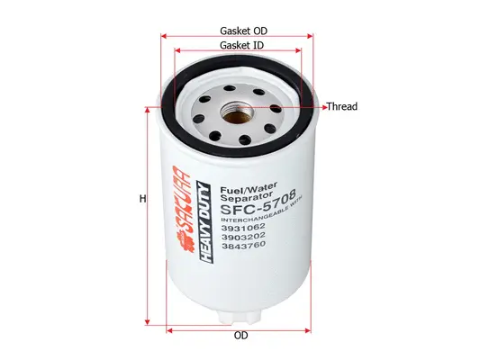 Water Trap, fuel system (SFC-5708)