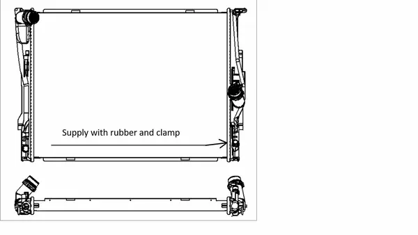 Radiator, engine cooling (3011-1021)