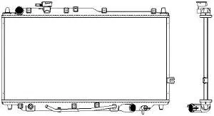 Radiator, engine cooling (3451-1001)
