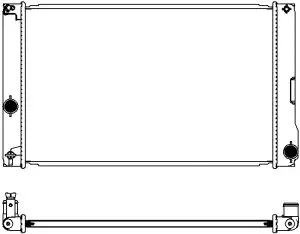 Radiator, engine cooling (3461-8529)