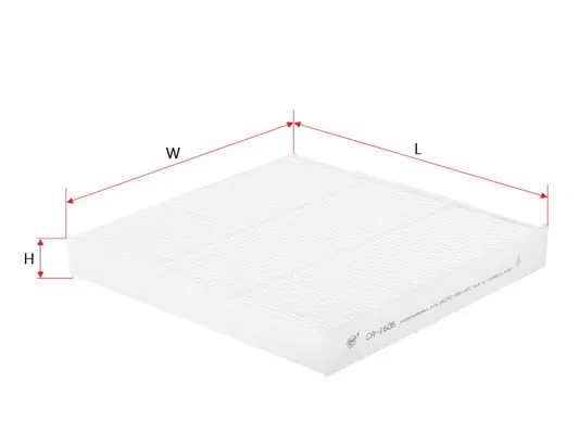Filter, cabin air (CA-1606)