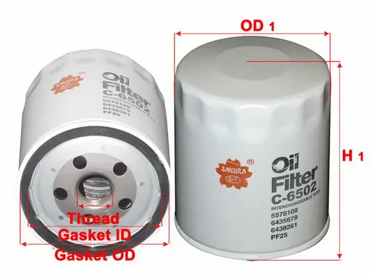 Oil Filter (C-6502)