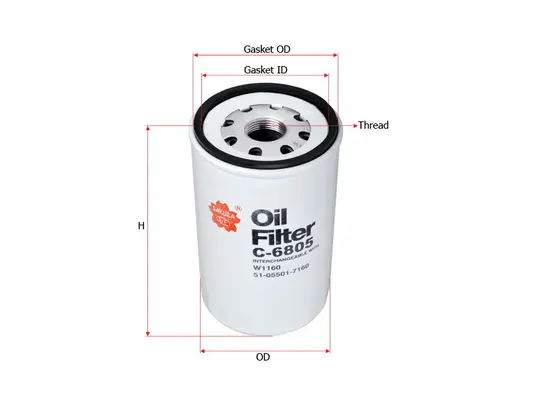 Oil Filter (C-6805)