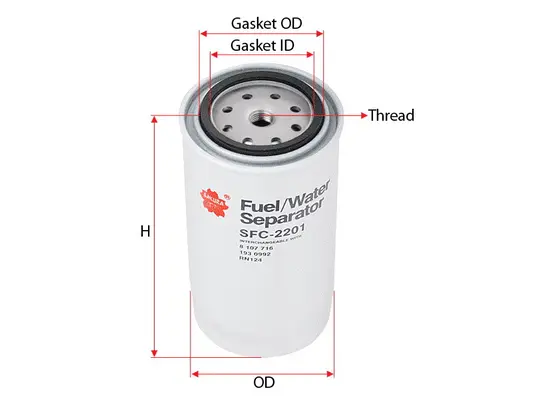 Water Trap, fuel system (SFC-2201)