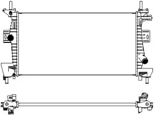 Radiator, engine cooling (3161-8516)