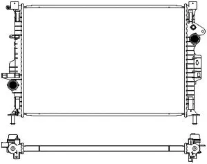 Radiator, engine cooling (3161-8512)