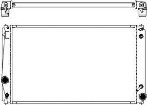 Radiator, engine cooling (3461-8518)