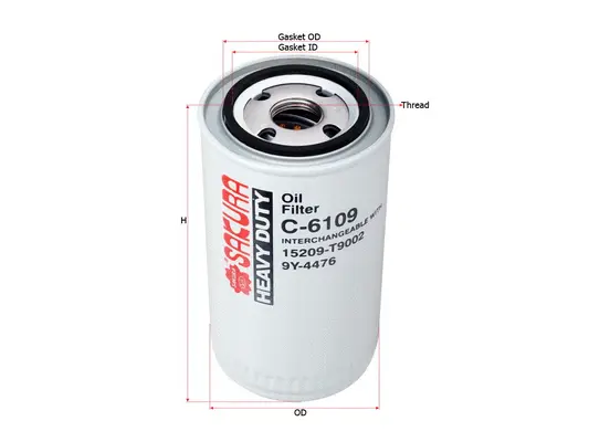Oil Filter (C-6109)