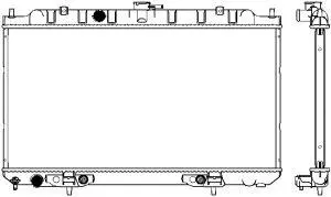 Radiator, engine cooling (3341-1014)