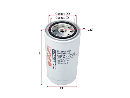 Water Trap, fuel system (SFC-2203)