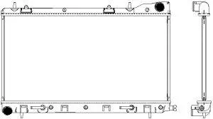 Radiator, engine cooling (3421-1009)