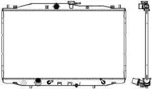 Radiator, engine cooling (3071-1011)