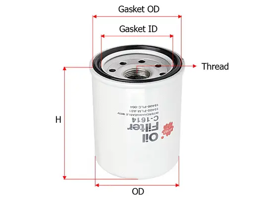 Oil Filter (C-1614)