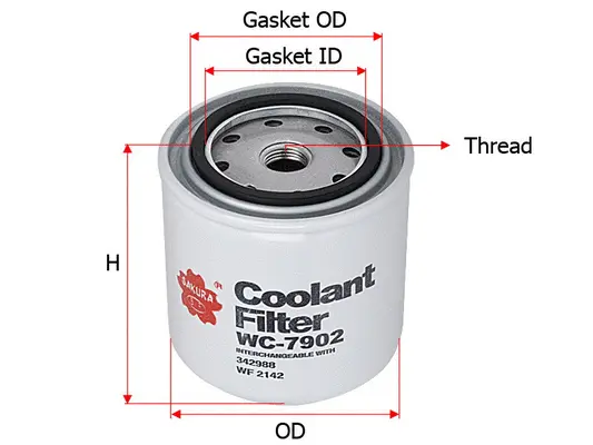 Coolant Filter (WC-7902)
