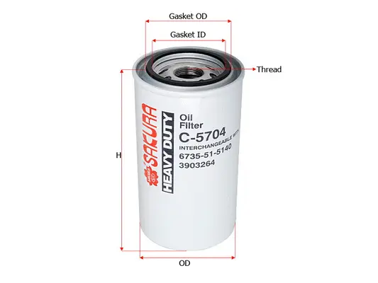 Oil Filter (C-5704)