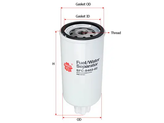 Water Trap, fuel system (SFC-5403-02)