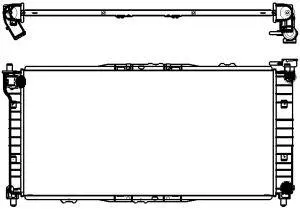 Radiator, engine cooling (3301-1023)