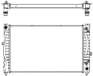 Radiator, engine cooling (3061-1002)
