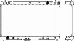 Radiator, engine cooling (3461-1034)
