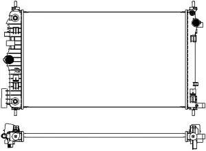 Radiator, engine cooling (3101-8501)