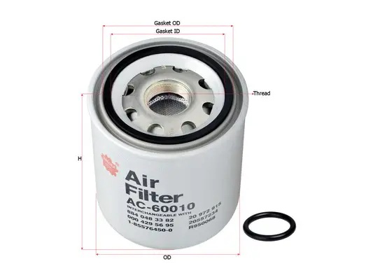 Air Dryer Cartridge, compressed-air system (AC-60010)