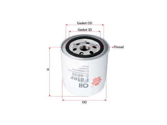 Oil Filter (C-6608)