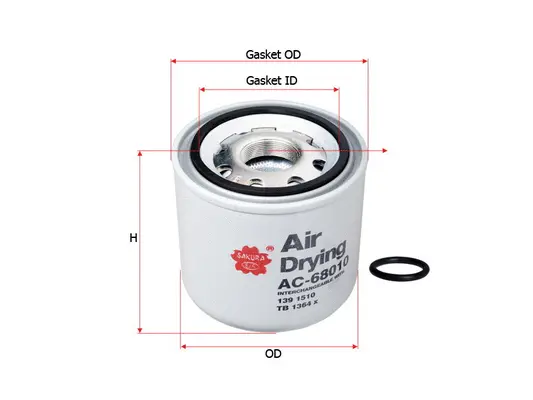 Air Dryer Cartridge, compressed-air system (AC-68010)